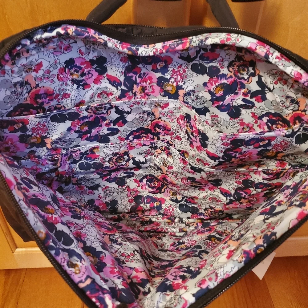 Vera Bradley Factory Style Laptop Workstation Crossbody NWT